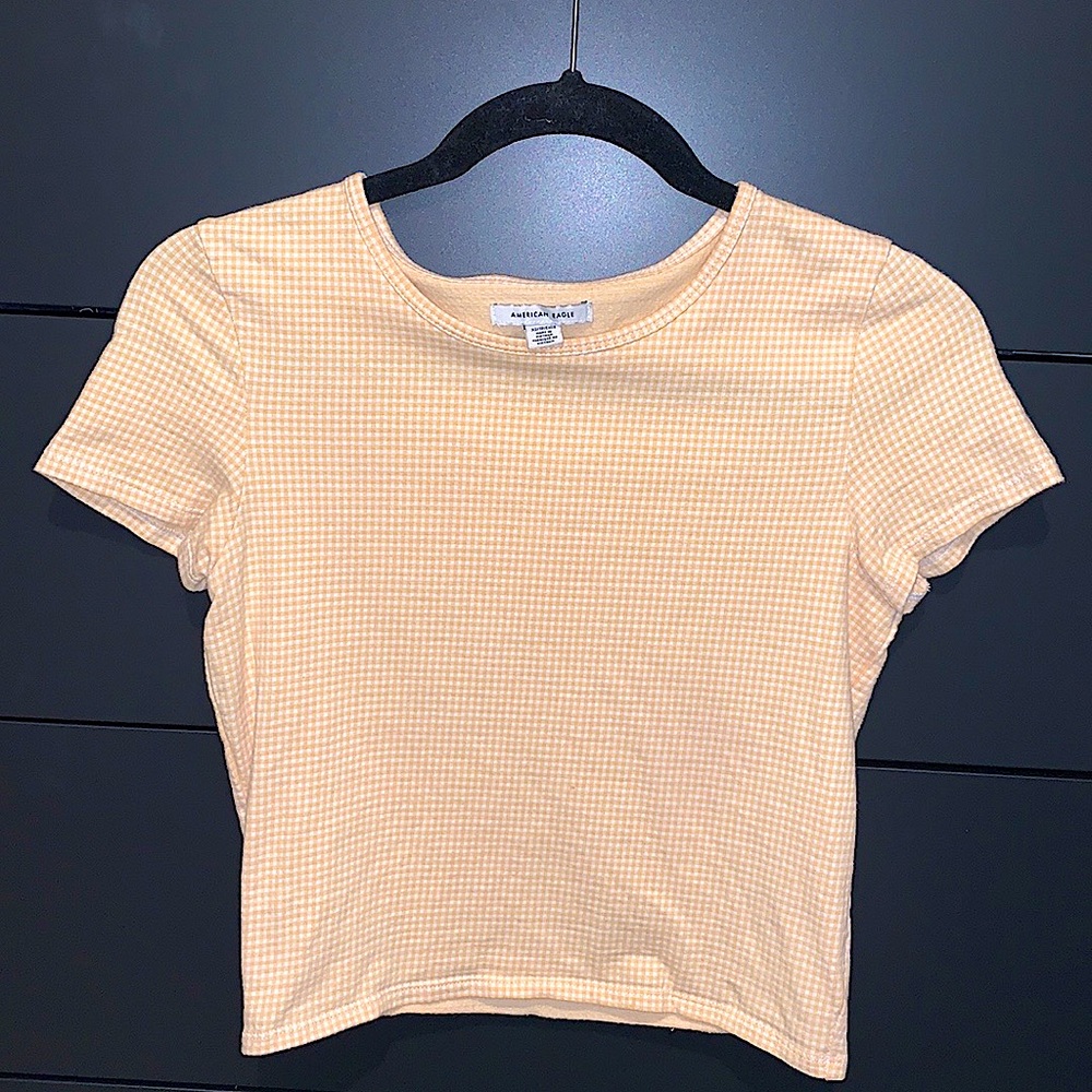 Yellow Checkered Top